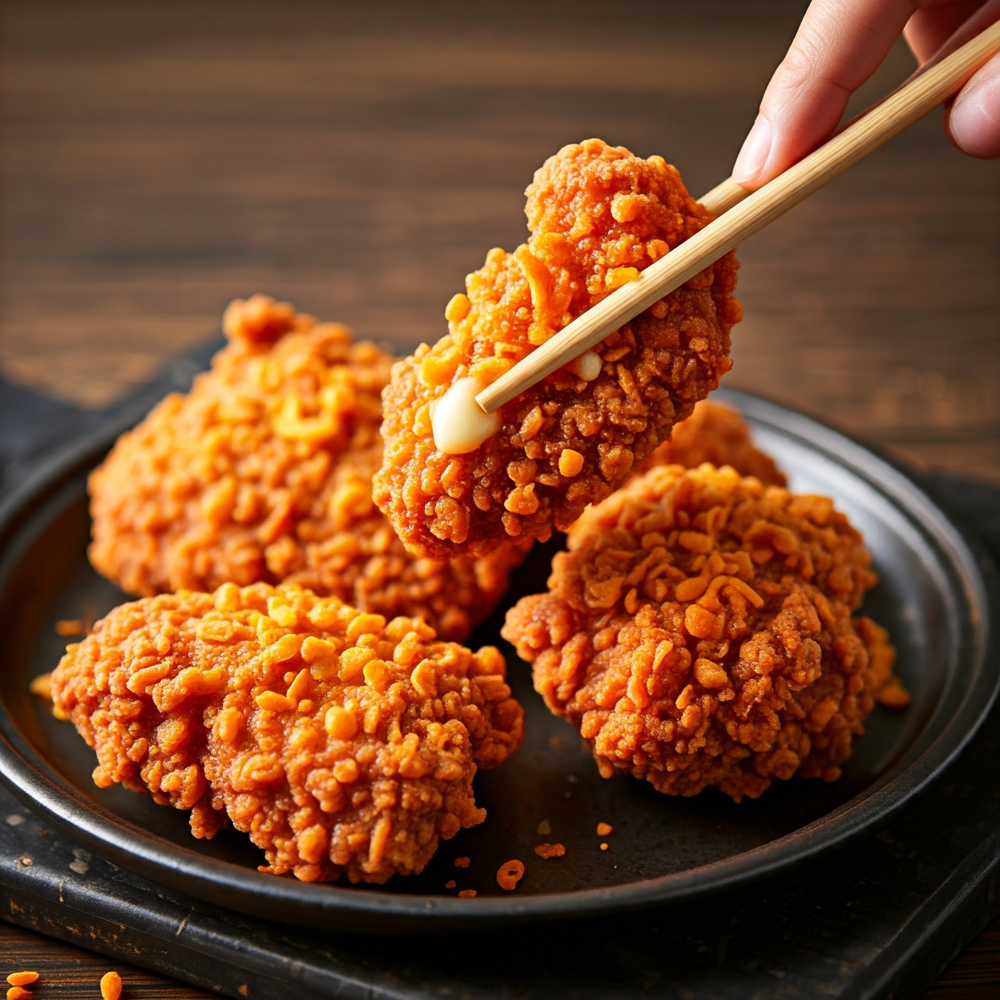 Spicy Cheese Fried Chicken