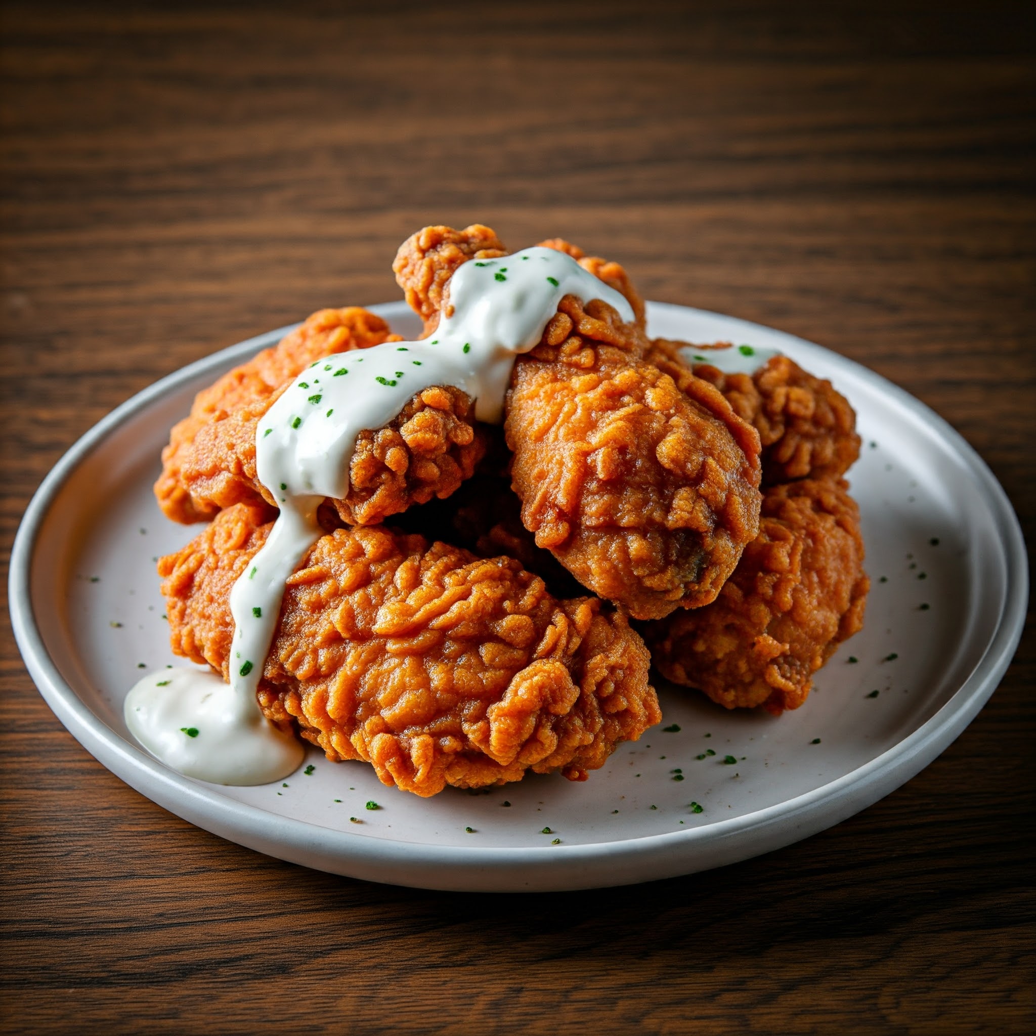 Spicy sour cream fried chicken